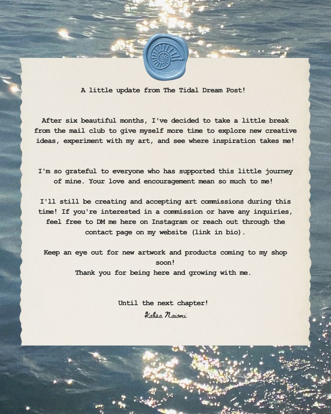 The Tidal Dream Post Mail Club